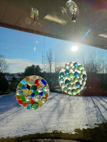 Join us for some sunny fun! We will be making marble sun catchers. 