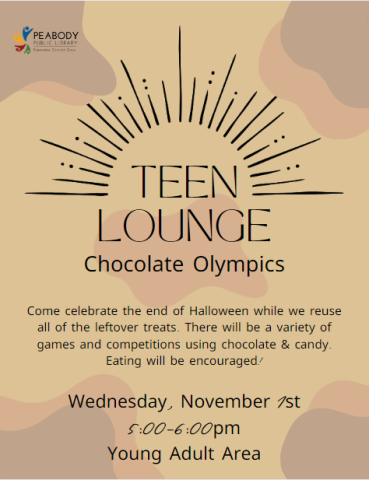 teen lounge - chocolate olympics poster