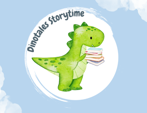 dinotales storytime logo