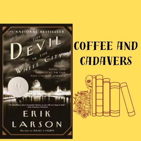 black and white book cover on a yellow background with black letters