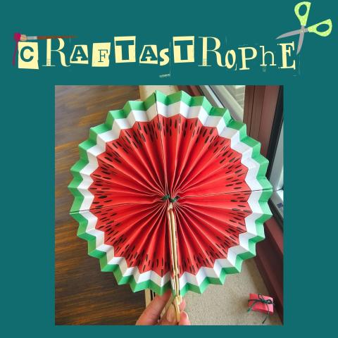 a picture of a watermelon fan