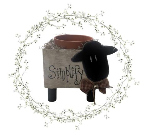 NO REGISTRATION REQUIRED!-Participation is limited to 17 attendees on a first-come, first-served basis.  Make Your Own Primitive Sheep Planter! Baa-lieve it or not, this project is as fun as it is cute! Join us as we craft a primitive-style sheep planter that’s perfect for a spring plant, greenery, or just showing off on a shelf. No crafting experience needed—just bring your creativity!