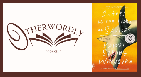 Otherwordly Logo and "Sharks in the Time of Saviors" by: Kawai Strong Washburn