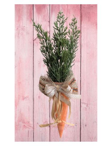 NO REGISTRATION REQUIRED!-Participation is limited to 20 attendees on a first-come, first-served basis.   Get ready to embrace Spring! Create a bright, whimsical carrot you can hang on a door, display on a wall, or tuck into a spring or Easter wreath. Using vibrant orange and green materials, you’ll craft a cheerful decoration that looks like it was made by the most stylish bunnies in the garden.  All supplies provided. No crafting experience needed—just bring your imagination!