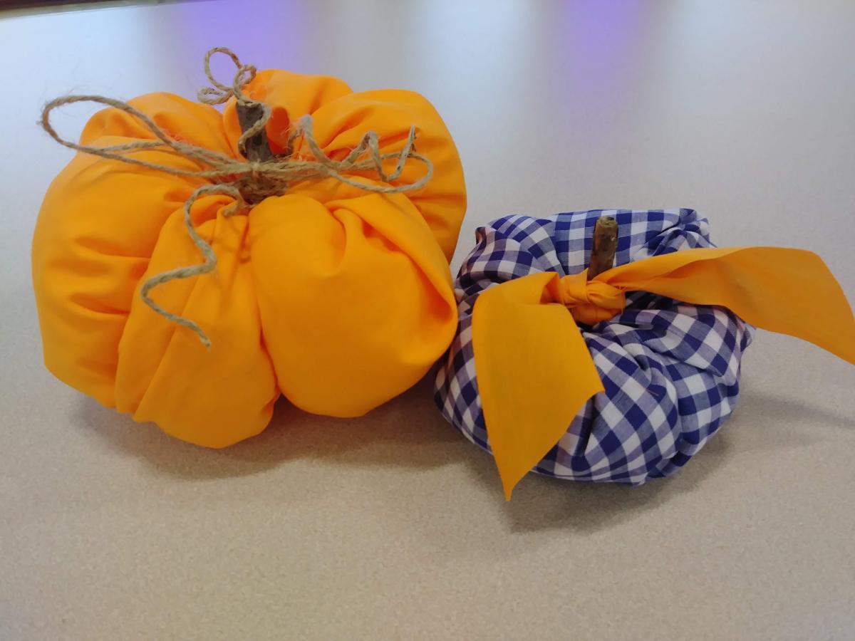 Fabric Pumpkins