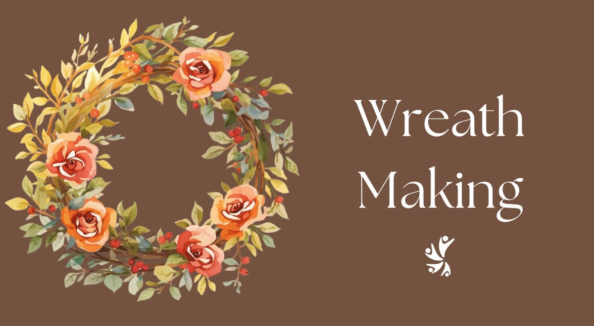 Flower Wreath with Peabody Logo