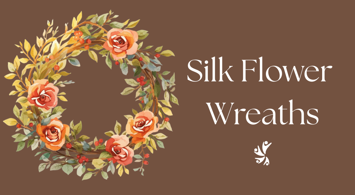 Flower Wreath with Peabody Logo