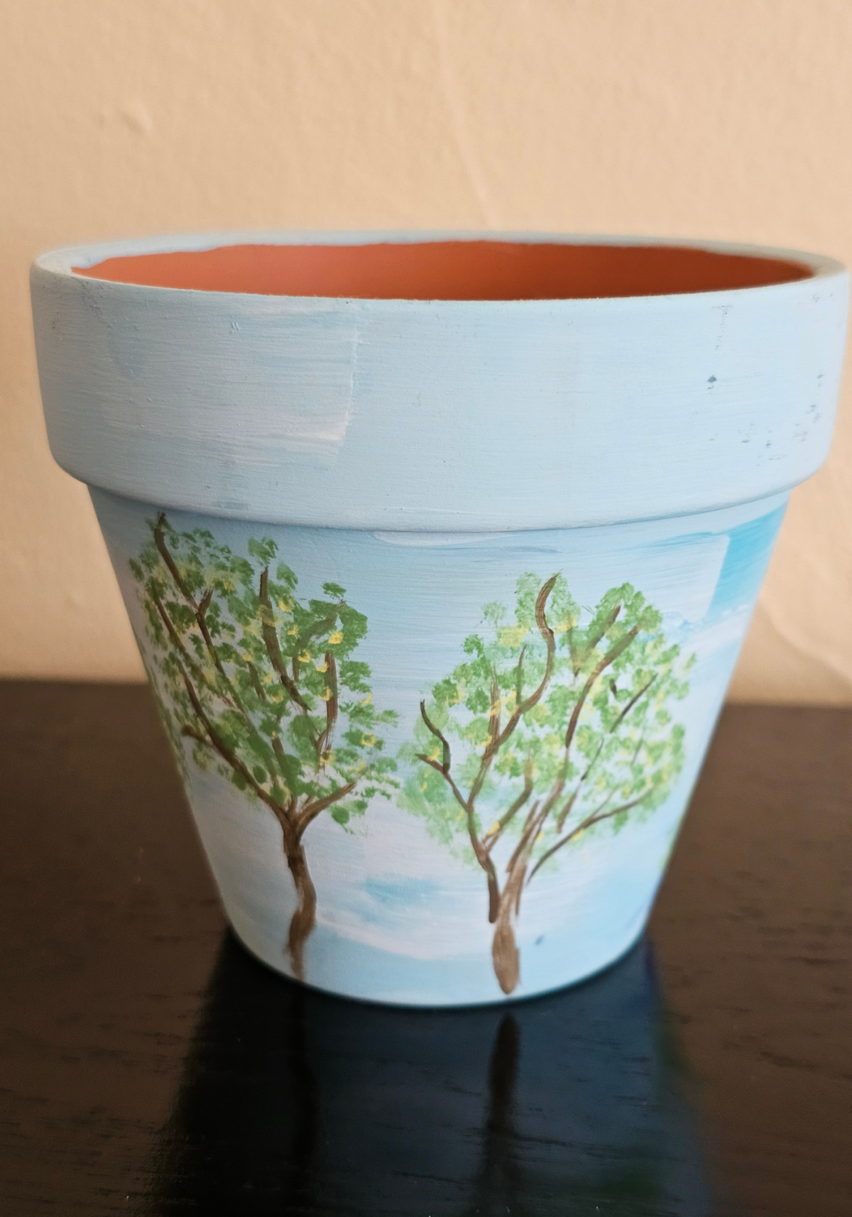 Painted Flower Pot